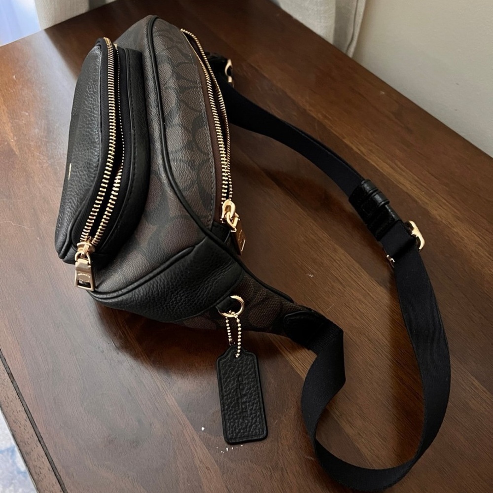 Coach Black and Brown Mini Bag - Picture 6 of 7